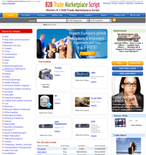 Product picture Alibaba Website Clone